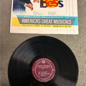 Ed Sullivan Porgy and Bess Vinyl Record